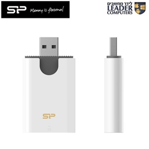 קורא כרטיסים משולב Silicon Power USB 3.2