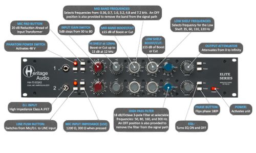 זוית נוספת Heritage Audio HA-73 EQX2 Elite