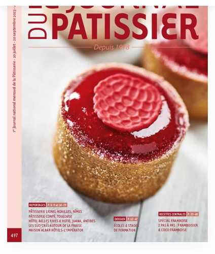 מגזין בצרפתית LE JOURNAL DU PATISSIER