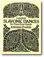 ספר תווים Complete Slavonic Dances for Piano Four Hands