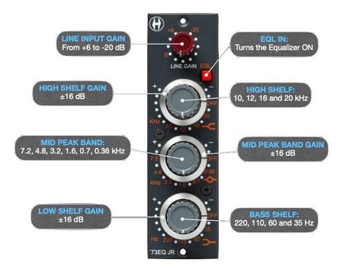 זוית נוספת Heritage Audio 73EQ JR