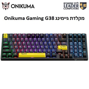 מקלדת גיימינג מכנית חוטית ONIKUMA G38