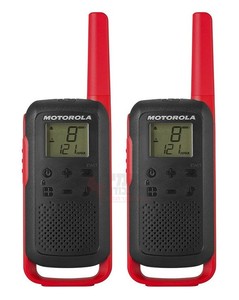 זוג מכשירי קשר ווקי טוקי Motorola T62 עד 8 ק"מ יבואן רשמי