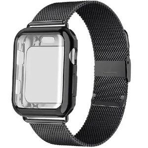 רצועת מתכת כולל מגן מסך לשעוני Apple במידה 49 מ”מ