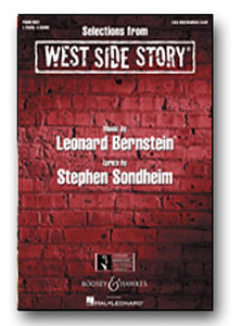 ספר תווים SELECTIONS FROM WEST SIDE STORY One Piano, Four Hands