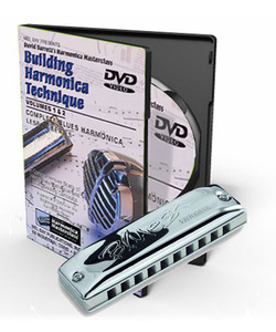 מפוחית בלוז דיאטונית מעולה SEYDEL FAVORITE + תקליטור DVD ללימוד