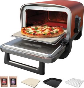 טאבון מעשנה חשמלי חיצוני 8 ב-1 Ninja OO101 WoodFire 2400W