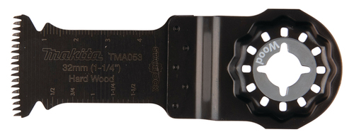 להב למולטיטול Starlock | חיתוך נעיצה BiM בעץ 32×50 מ״מ – TMA053 B-64870 – Makita