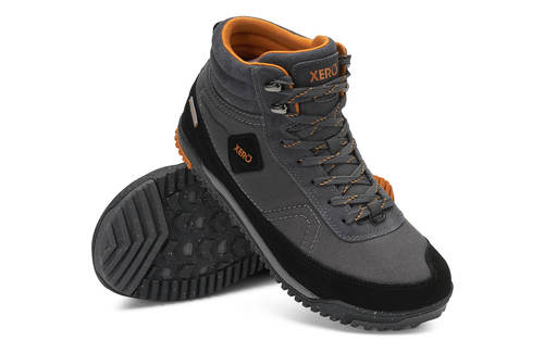 Xero Shoes Ridgeway - נעלי הרים זירו לגברים בצבע שחור אספלט