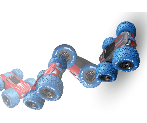 מכונית על שלט קרוס 360 Cross כחול אדום