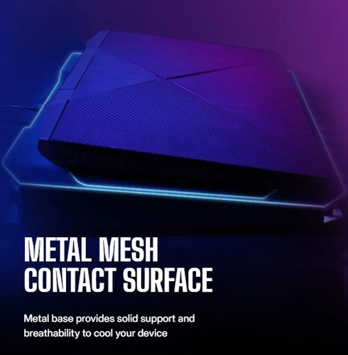 משטח קירור למחשב נייד עם תאורה Cooler Master NOTEPAL X150 SPECTRUM RGB