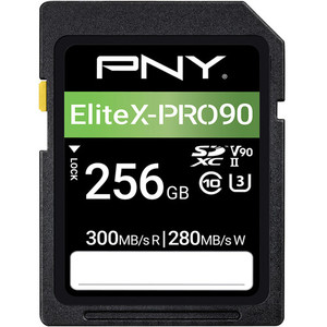 כרטיס זיכרון PNY 256GB EliteX-PRO 90 UHS-II SDXC