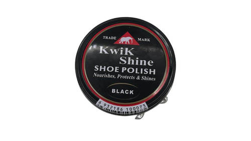 משחת נעליים Kwik Shine בגוון שחור - 50 מ