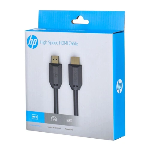 כבל HDMI איכותי תומך HP DHC-HD01-01M 4K 60Hz באורך 1 מטר