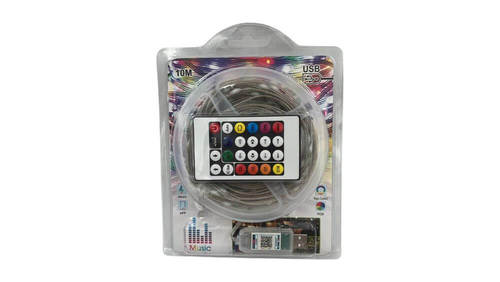 פנס לד 10 מטר עם שלט USB וחיבור לאפליקציה