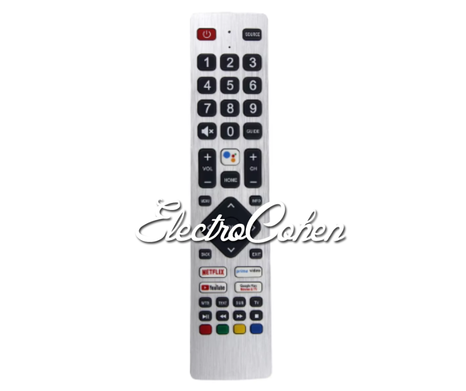 שלט תואם רחוק לטלויזיה חכמה שארפ SHARP SMART TV YOUTUBE  דגם ELECTRO-SHARP