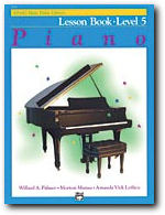 ספר תווים Alfred's Basic Piano Library: Lesson Book 5