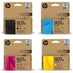 סט 4 ראשי דיו מקוריים HP 937E למדפסות: 9117B | 9120 | 9123 | 9130 | 9133 | 9700 | 9720 | 9730 | 9110B