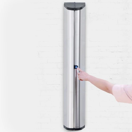 מתלה כביסה מתקפל  WallFix מכסה נירוסטה 24 מטר Brabantia 02