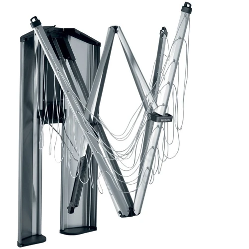 מתלה כביסה מתקפל  WallFix מכסה נירוסטה 24 מטר Brabantia 05