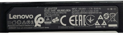 מטען קיר מקורי למחשב נייד Lenovo 65W
