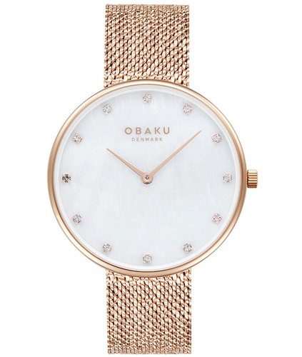 Obaku V288LXVWHV חדש לנשים רוזגולד