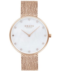 Obaku V288LXVWHV חדש לנשים רוזגולד
