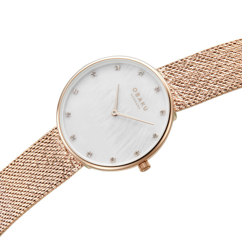 Obaku V288LXVWHV חדש לנשים רוזגולד