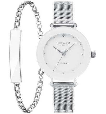 Obaku V299LXCWMC חדש לנשים סט צמיד מתנה