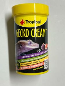 גקו מזון שממיות/לטאות קרם תאנים 50 גרם