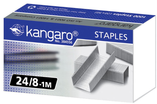 סיכות פלדה 24/8 Kangaro ל 50 דף