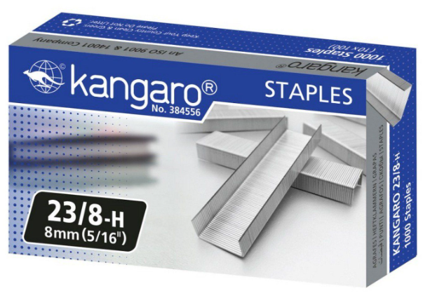 סיכות פלדה 23/8 Kangaro עד 50 דף