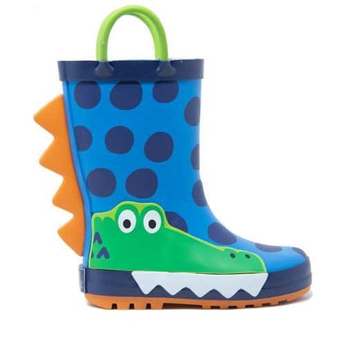 Mr Tiggle מגפי גומי קרוקודיל נקודות מידות 23-32