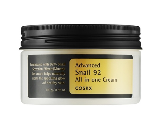 קרם לחות מכיל ריר חלזונות  Cosrx Advanced Snail 92 All in one Cream 100g