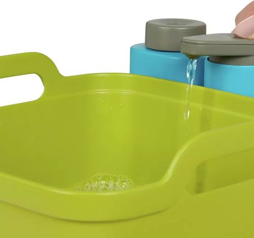 עמדת רחיצת כלים לילדים מורחבת Extend של Joseph Joseph עם כלים משני צבע ומשאבת מים