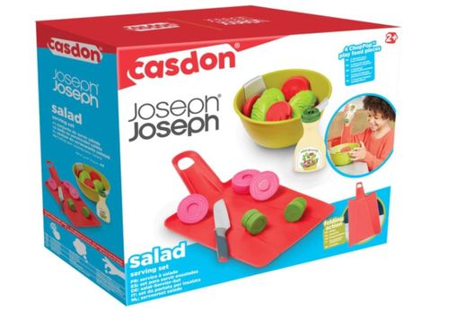 ערכת חיתוך והכנת סלט Salad של Joseph Joseph עם קרש מתקפל 18 חלקים