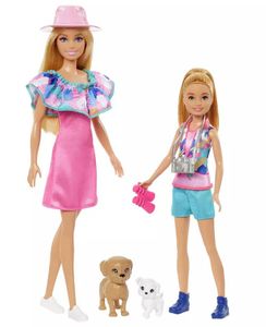 סט הבובות של ברבי וסטייסי ואביזרים