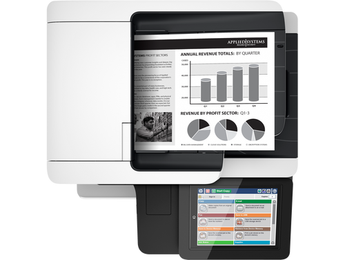 מדפסת HP LaserJet Enterprise MFP M527z מחודשת
