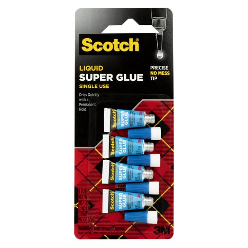 דבק מהיר סופר גלו קטן לשימוש חד פעמי SCOTCH