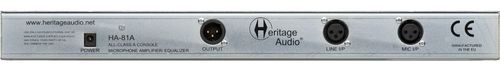 זוית נוספת Heritage Audio HA-81A EQ Elite