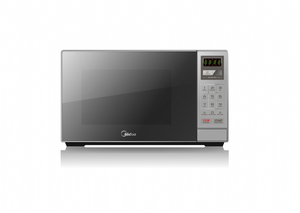 מיקרוגל דיגיטלי 25 ליטר כסוף דגם MIDEA EM925EYI  6522 עם דלת בגימור מראה - חמש שנים אחריות מלאות - המילטון יבואן רשמי