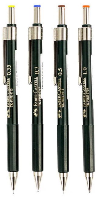 עפרון מכני פאבר קסטל, דגם TK-fine (מגוון גדלים לבחירה) 