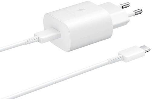 מטען קיר מהיר Samsung Super Fast Travel Charger 25W + כבל USB Type-C