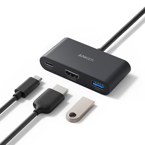 רכזת USB-CPowerExpand 3-in-1