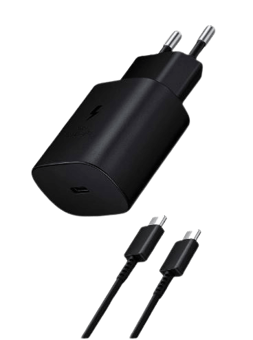מטען קיר מהיר + כבל USB Type-C  מקורי  25W