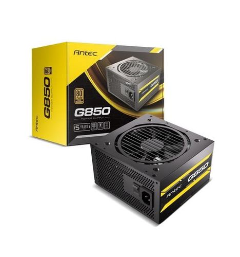ספק כוח ANTEC ATOM G850 120MM Silent Fan Semi-Modular 80Plus Gold