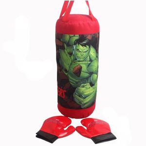 שק איגרוף וכפפות לילדים באורך 53 ס"מ - הענק הירוק