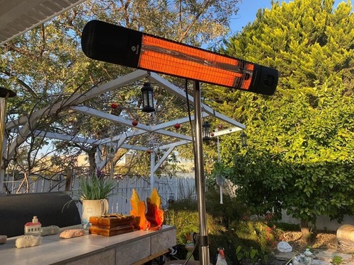 תנור חימום אינפרא אדום עם שלט 2500W דגם LAVA Carbon PRO