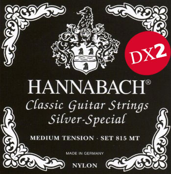 סט מיתרים HANNABACH MEDIUM TENSION  לגיטרה קלאסית