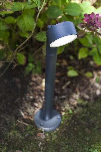  בולרד אפור כהה TRUMPET LUTEC 11W IP54 850mm אור חם 
